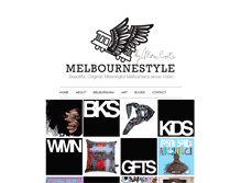 Tablet Screenshot of melbournestyle.com.au
